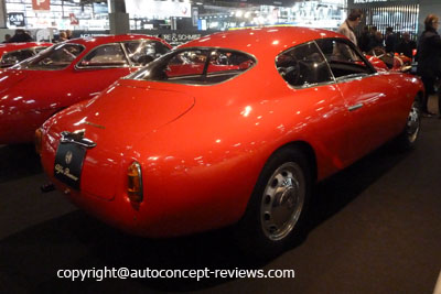 Alfa Romeo Giulietta Sprint Zagato-SVZ-SZ-Coda-Tonda-Coda-Tronca-1957-1962